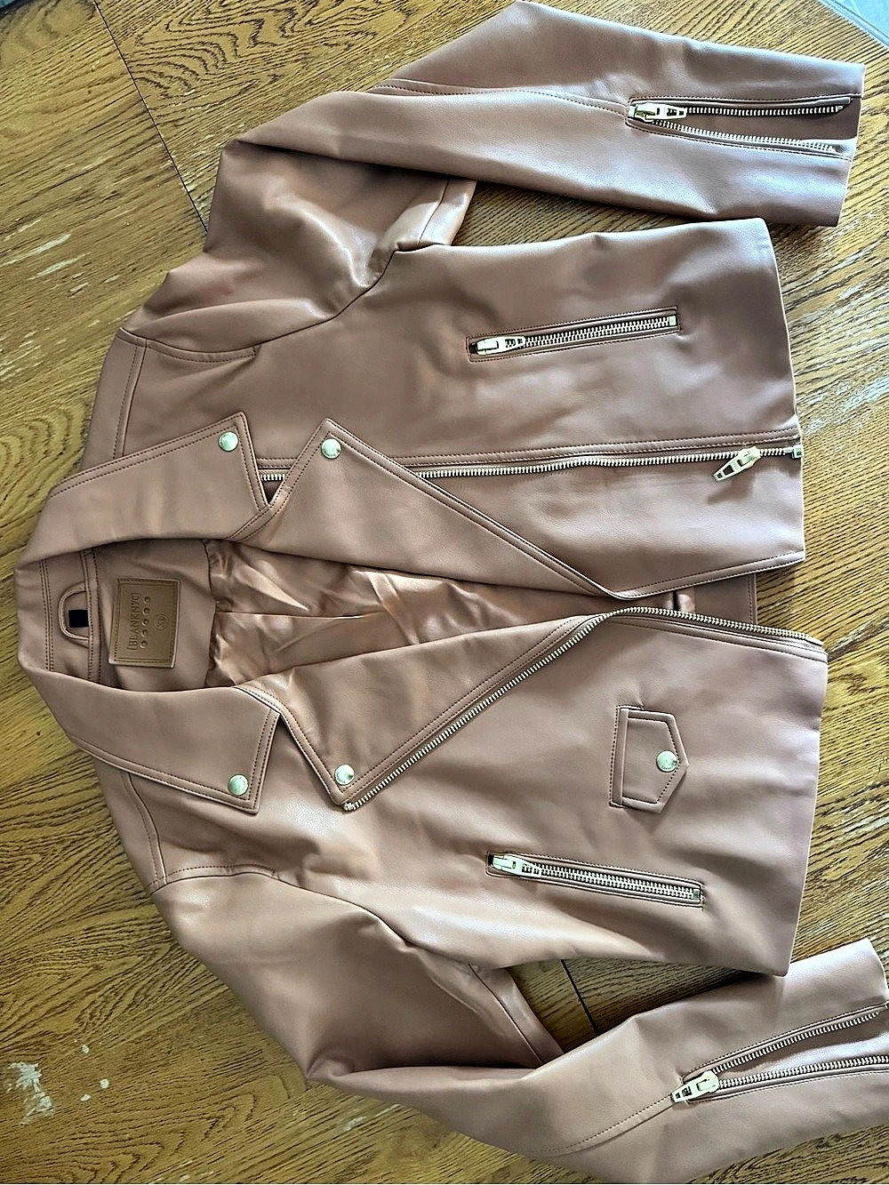 Blank NYC Leather Moto Jacket